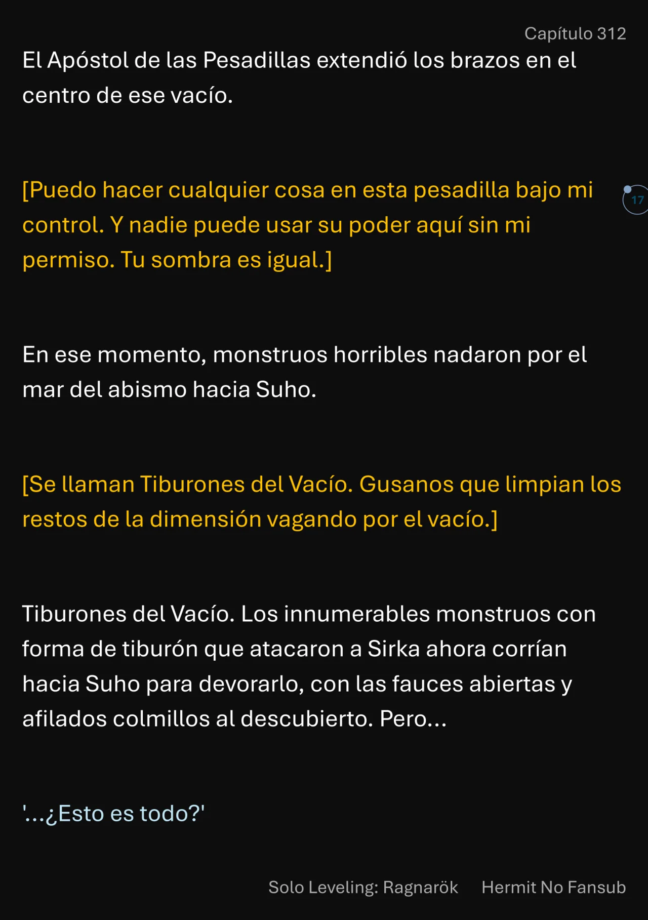 Página 18 del Manga