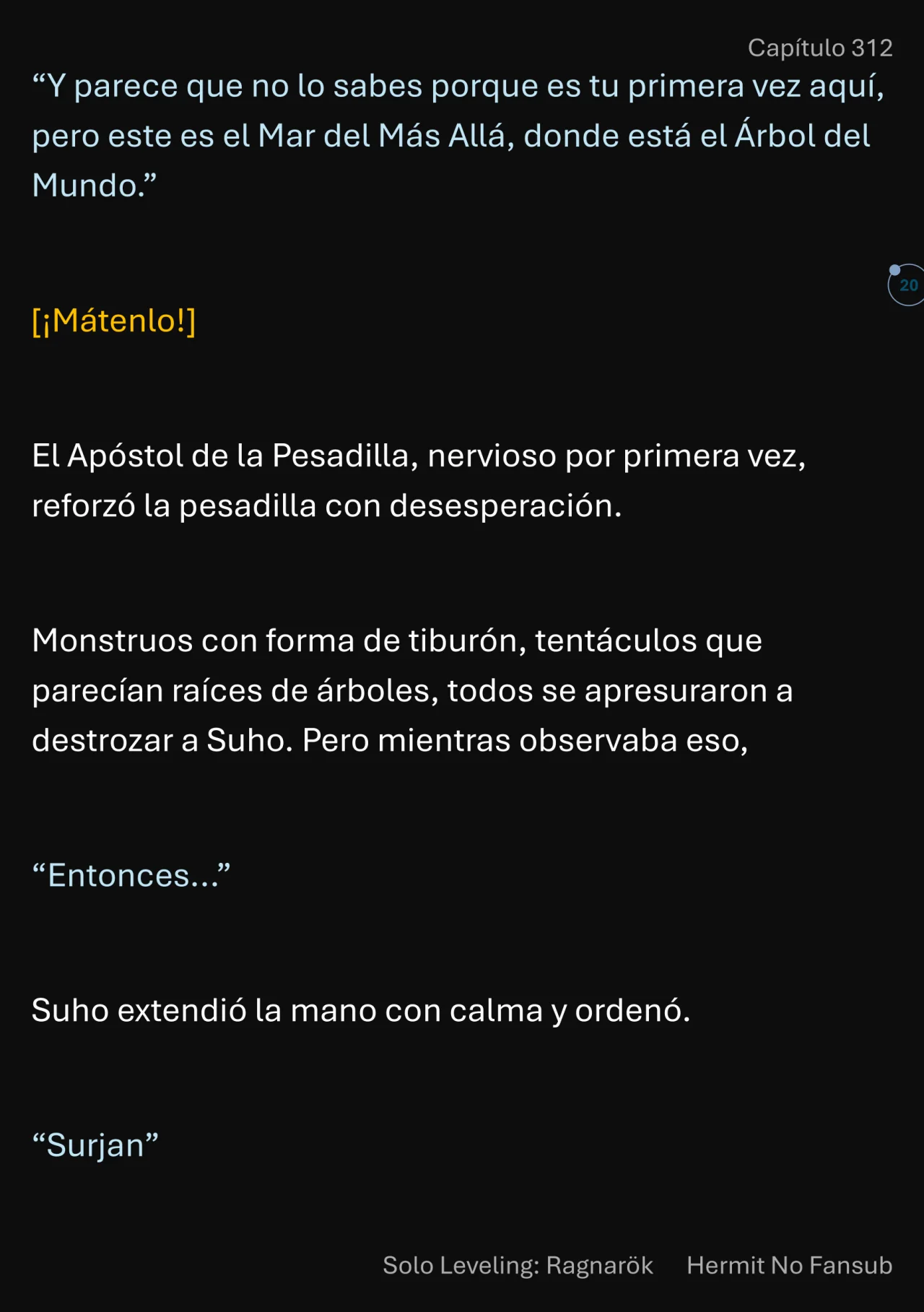 Página 21 del Manga