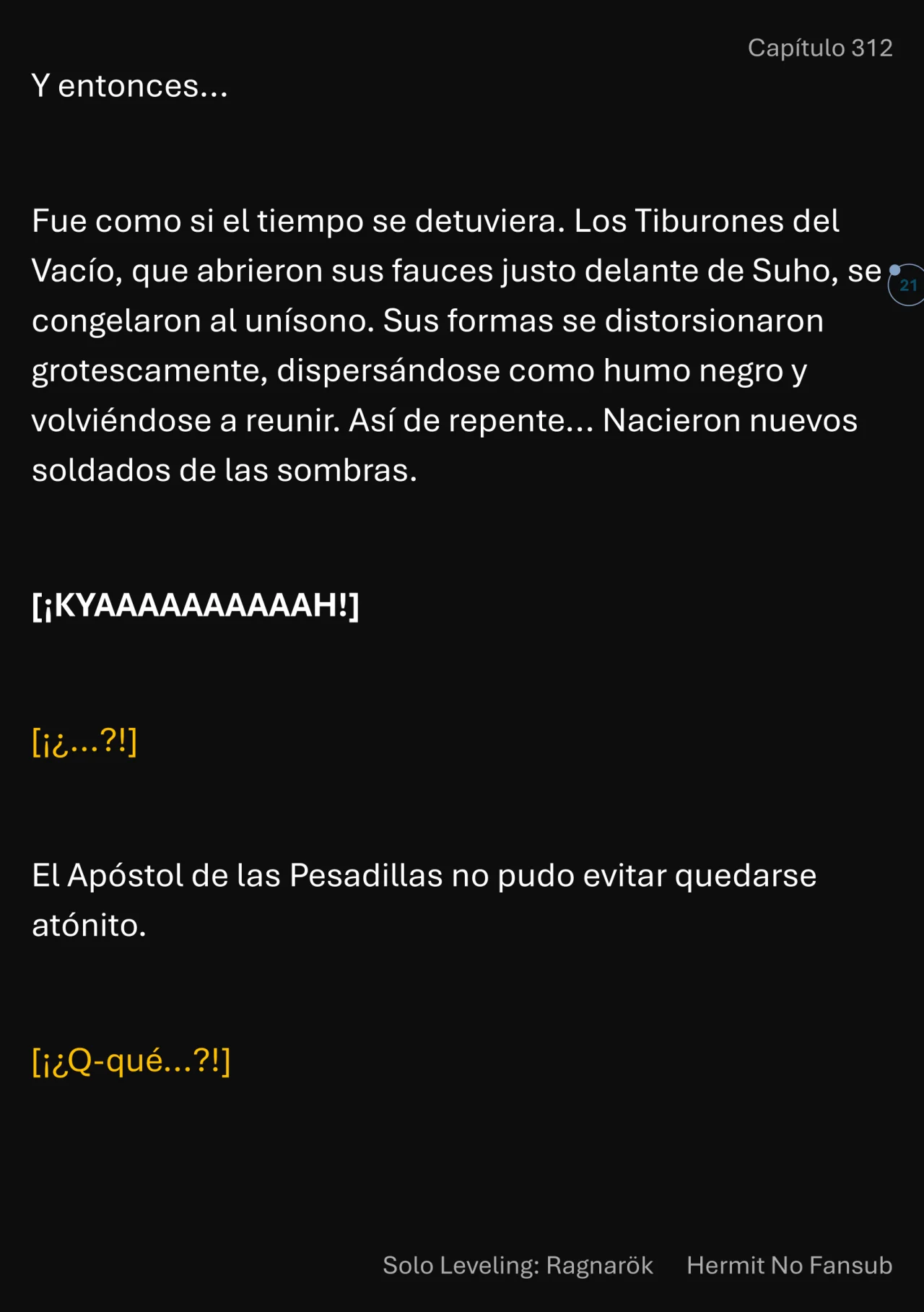 Página 22 del Manga