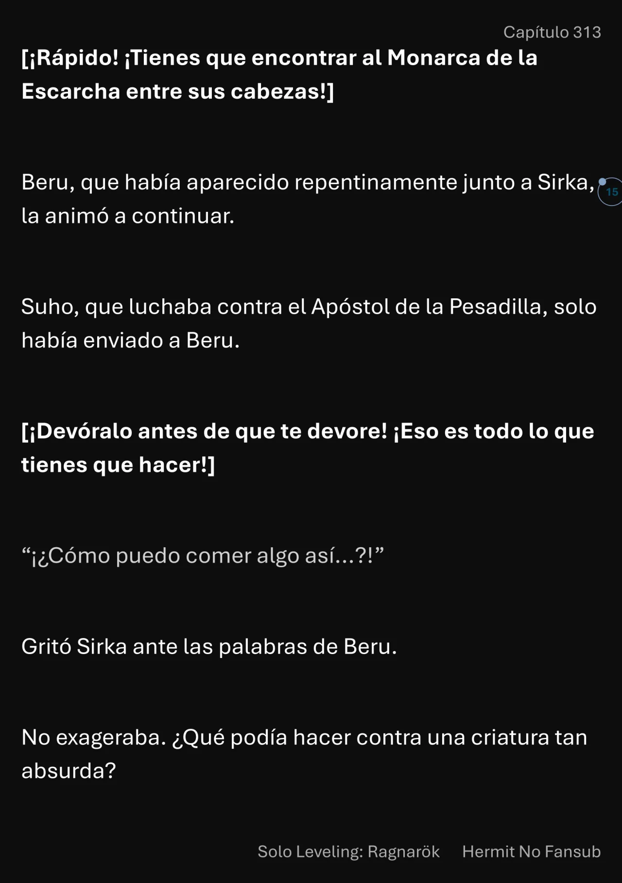 Página 16 del Manga