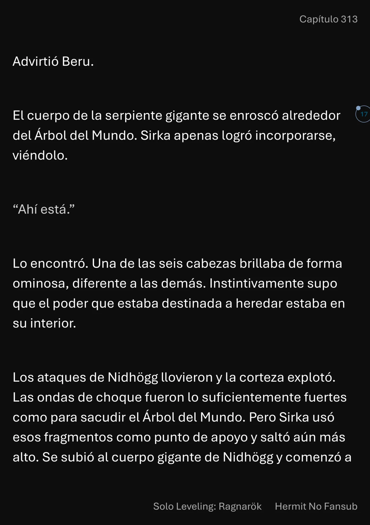 Página 18 del Manga