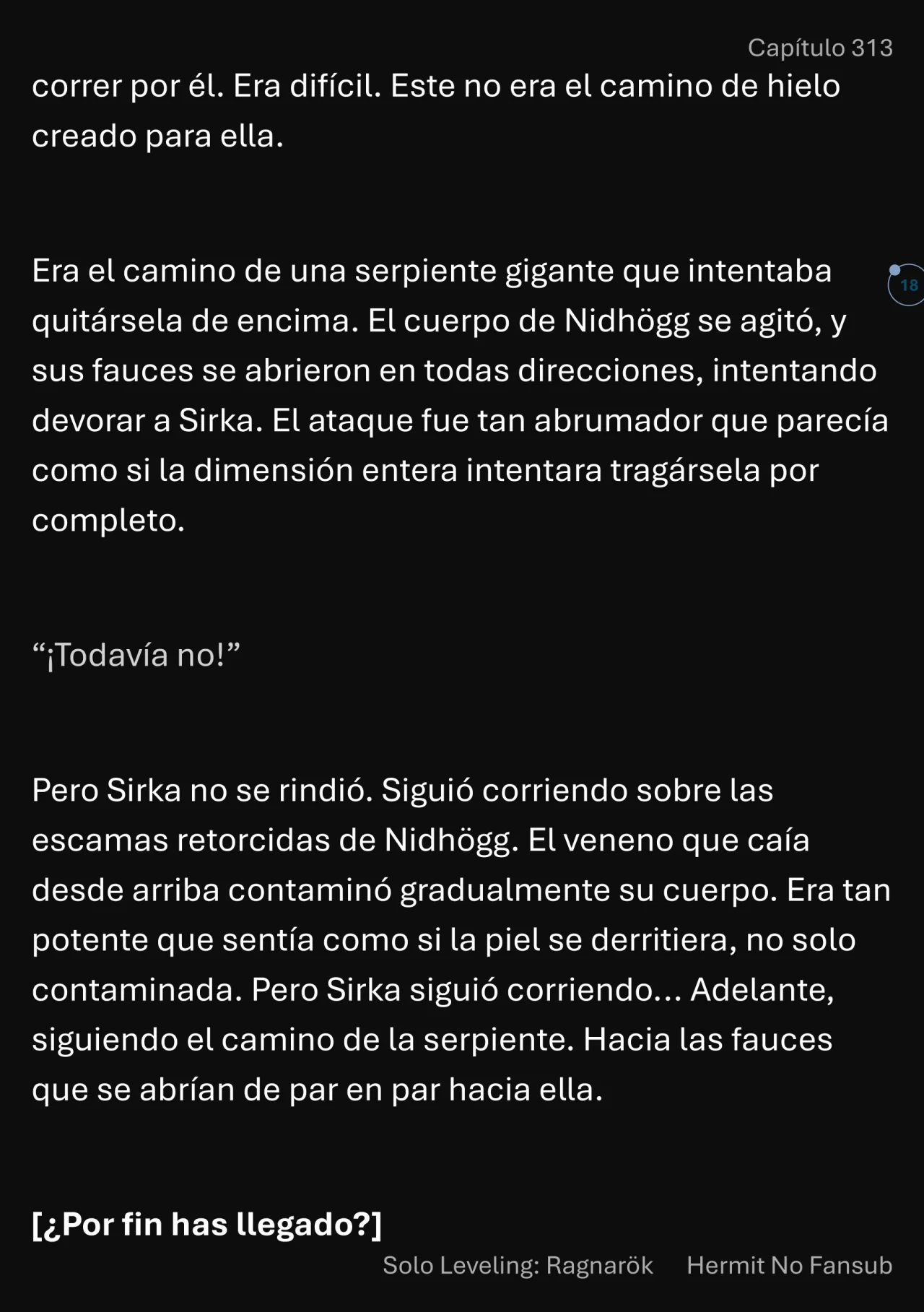 Página 19 del Manga