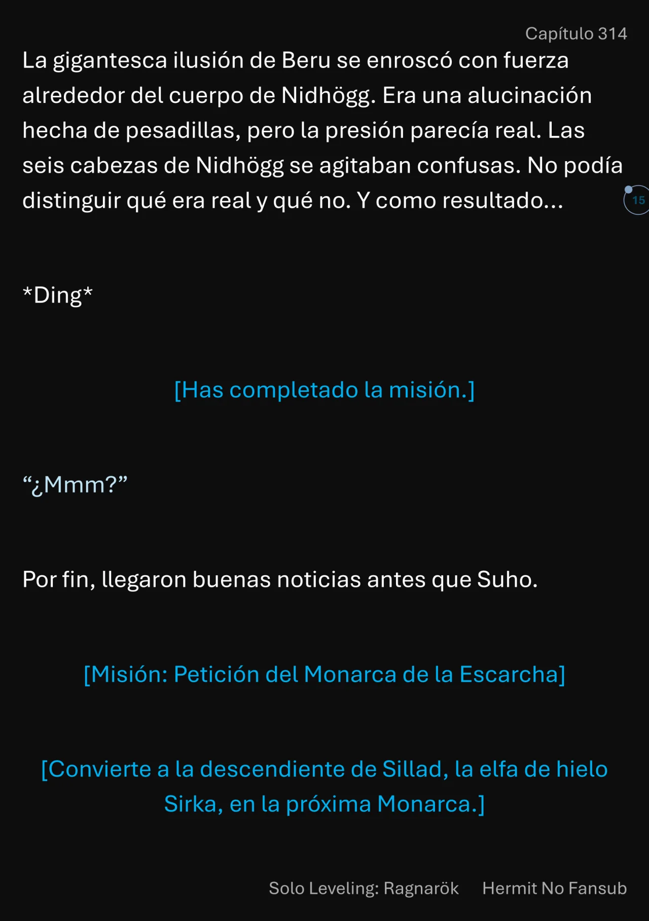 Página 16 del Manga