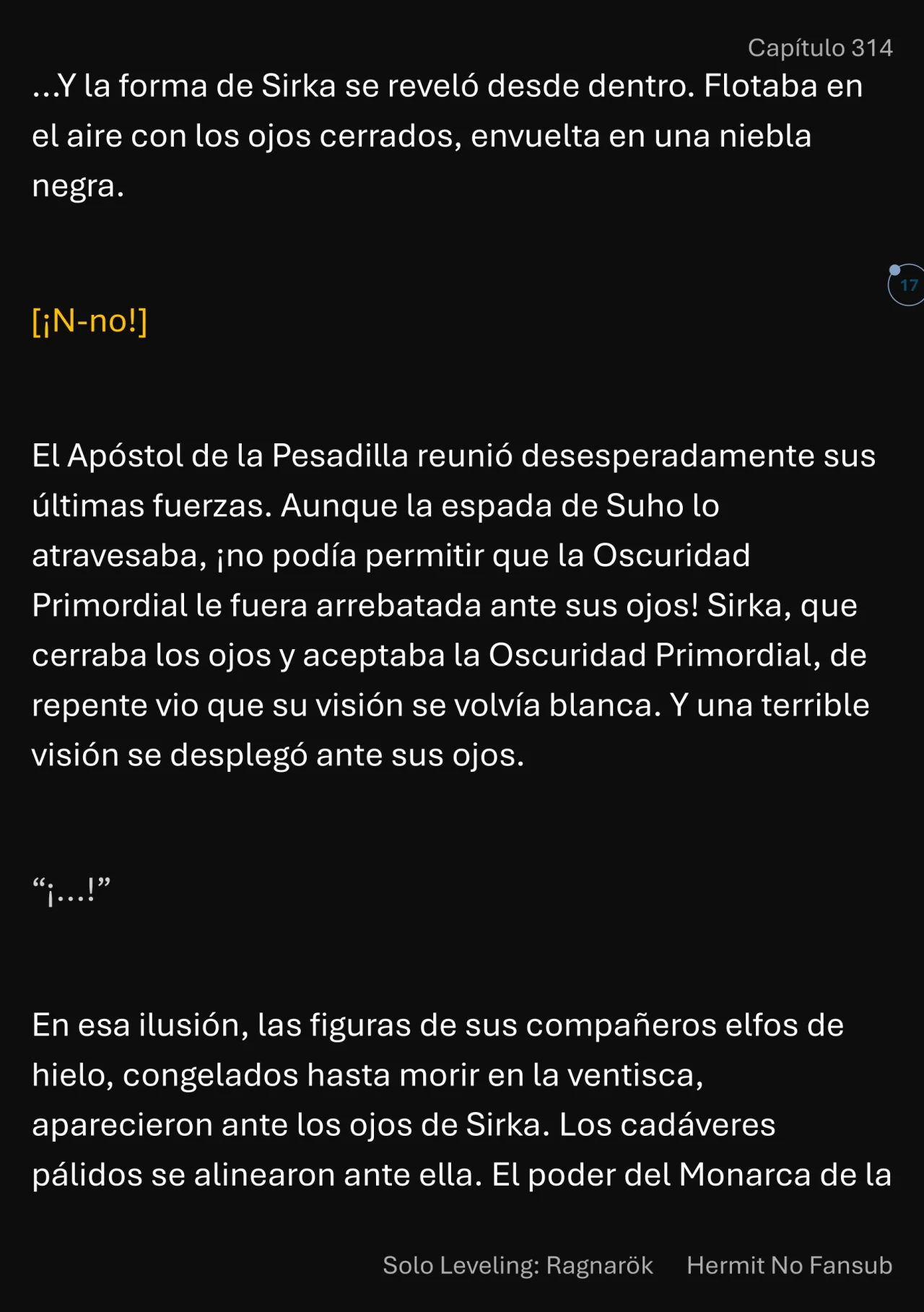 Página 18 del Manga