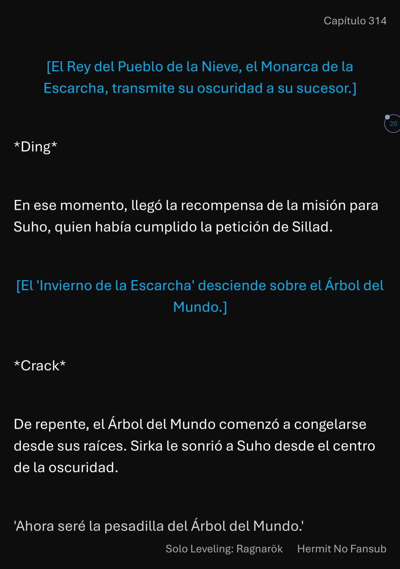 Página 21 del Manga