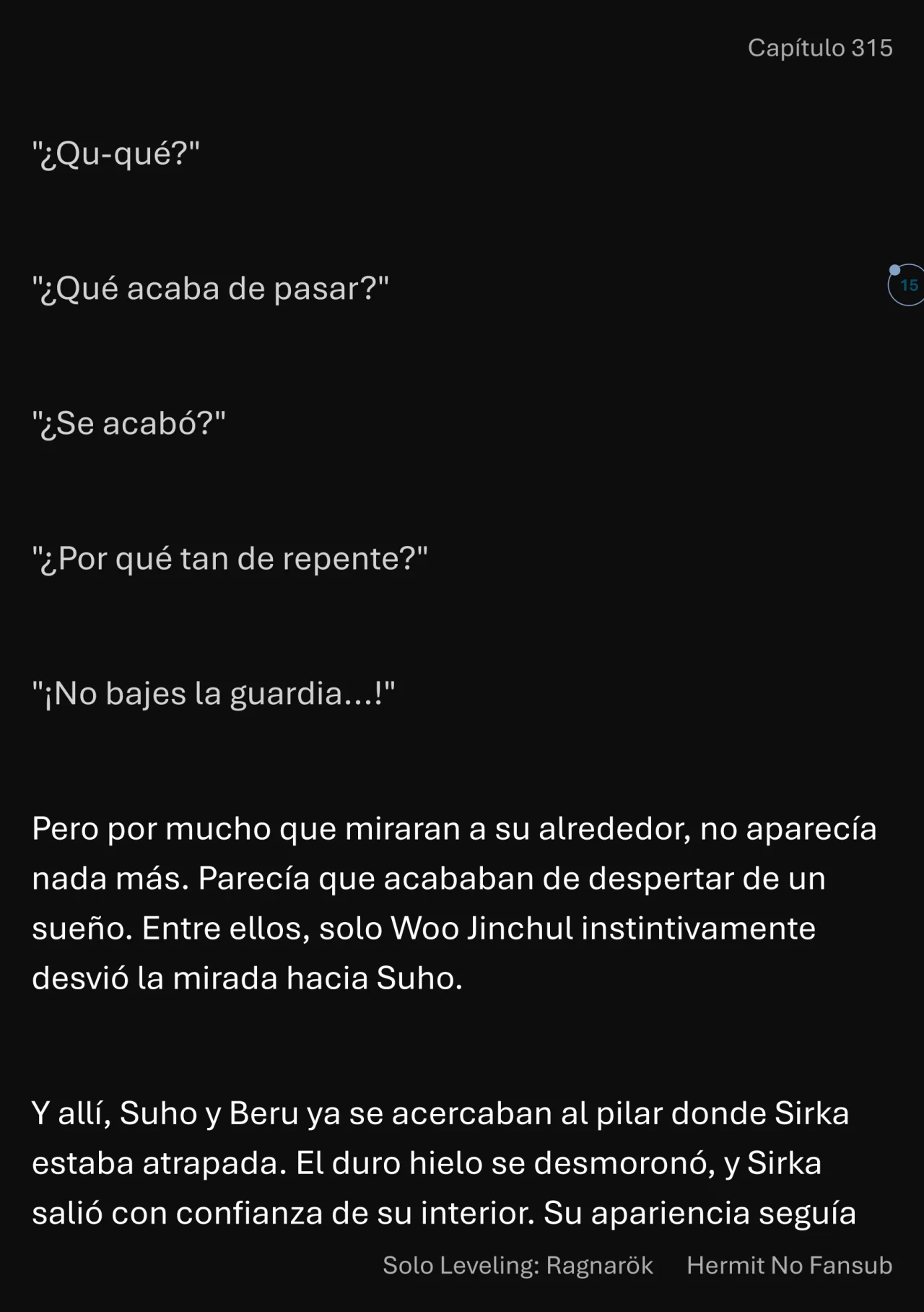 Página 16 del Manga