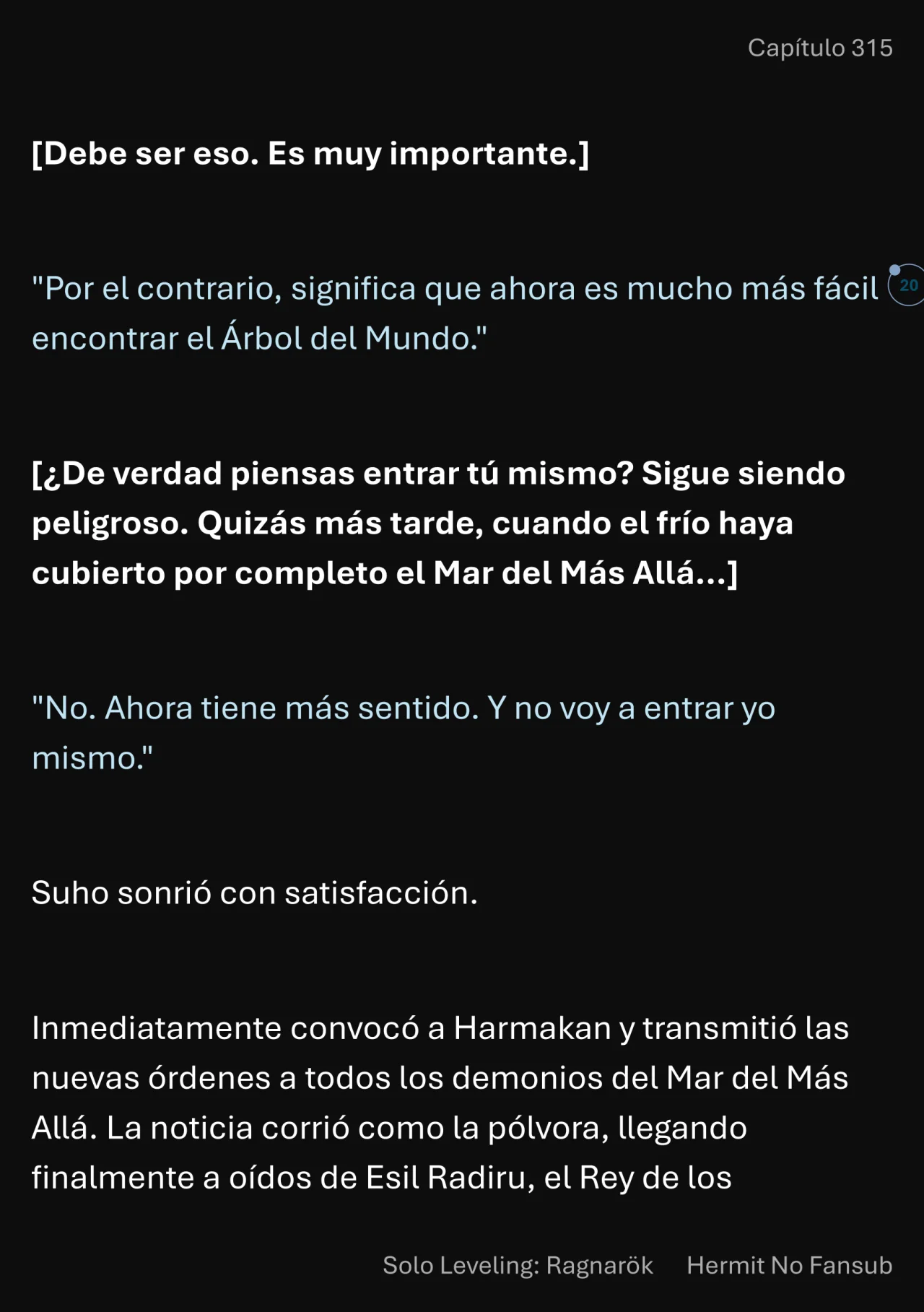 Página 21 del Manga