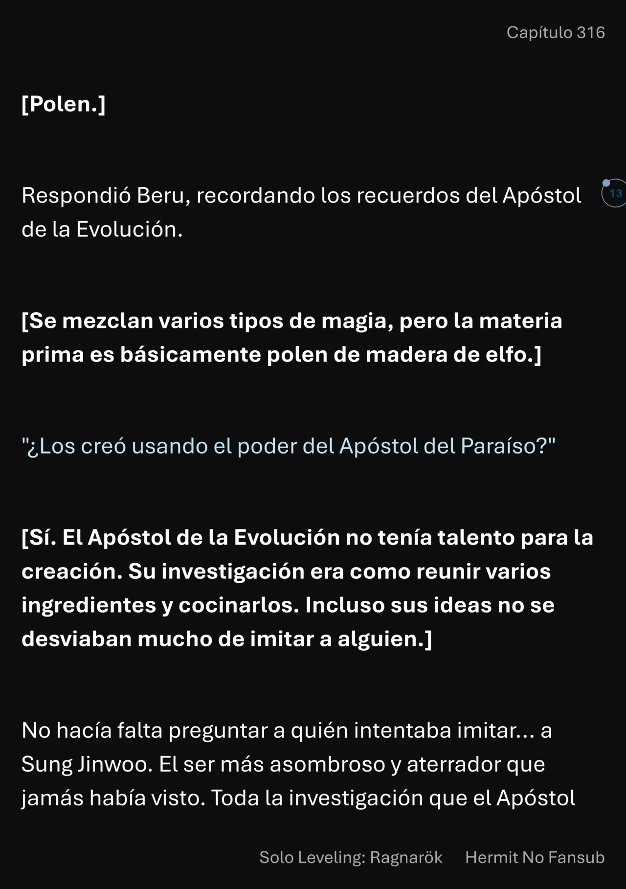 Página 14 del Manga