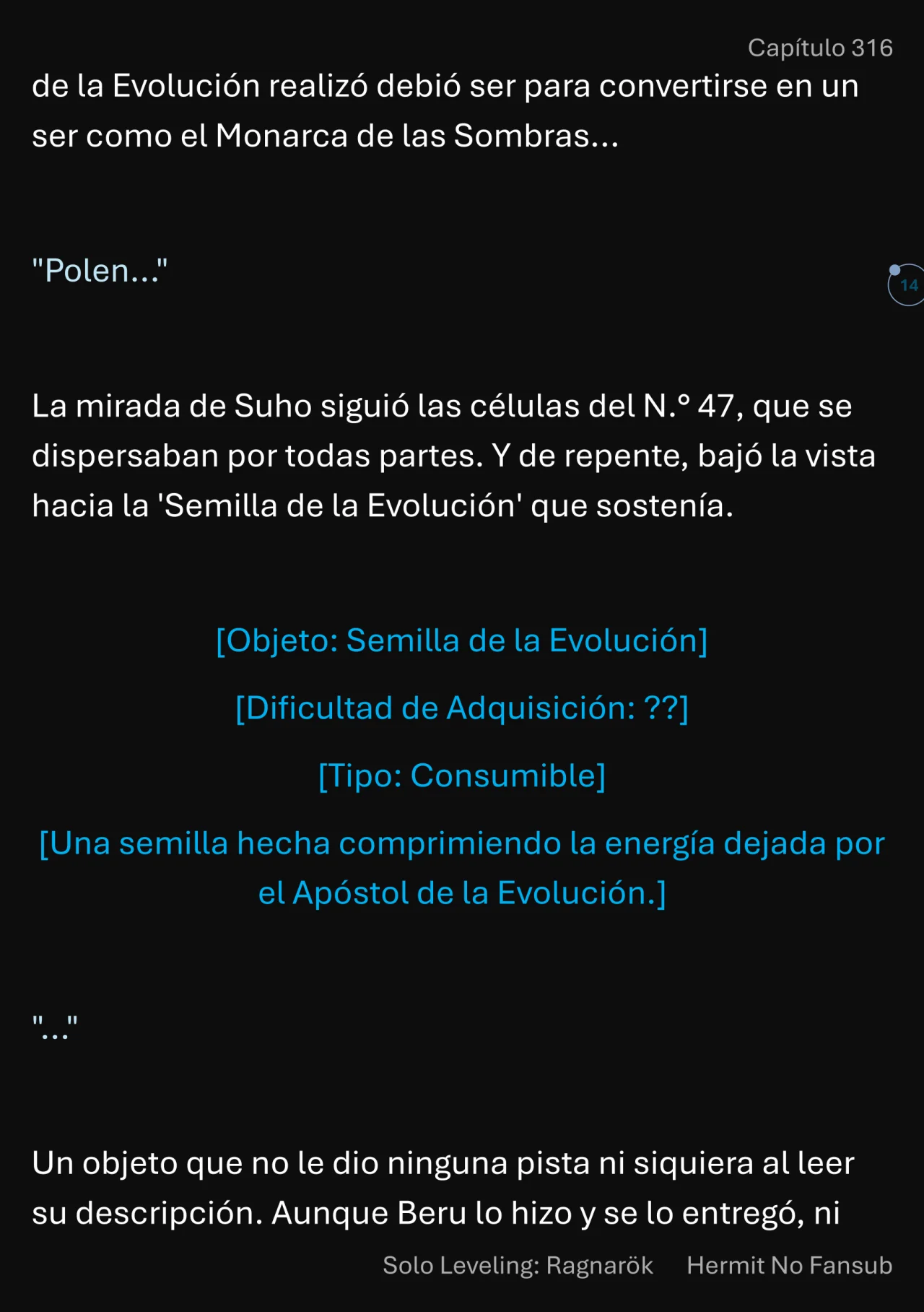 Página 15 del Manga