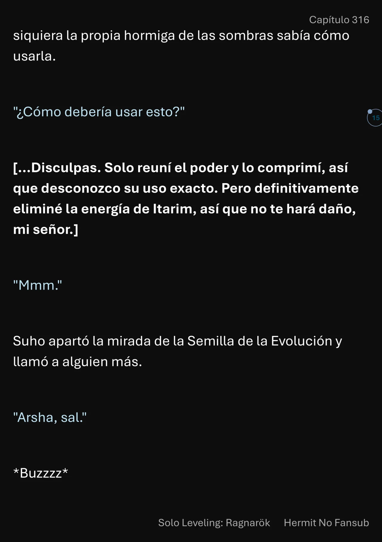 Página 16 del Manga