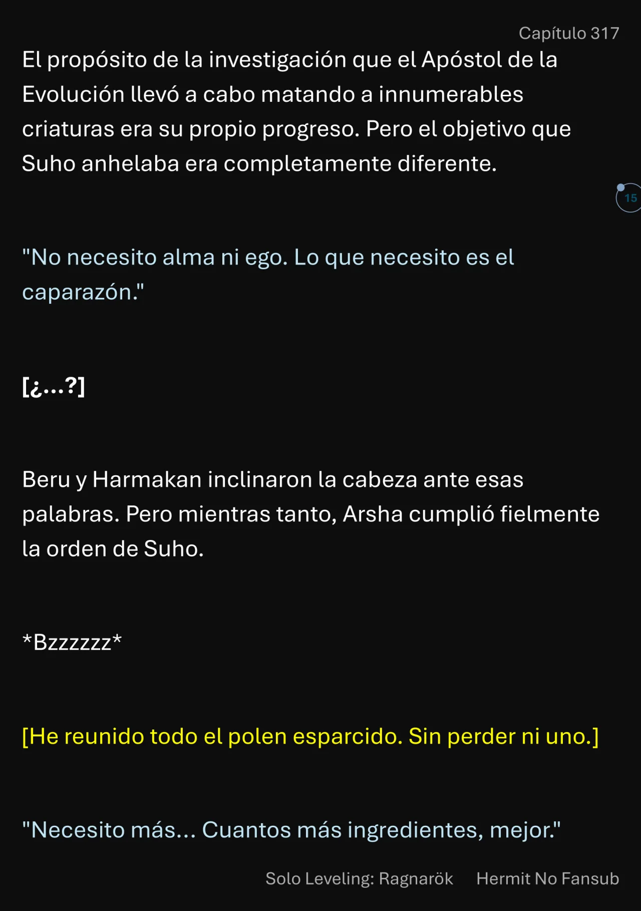 Página 16 del Manga