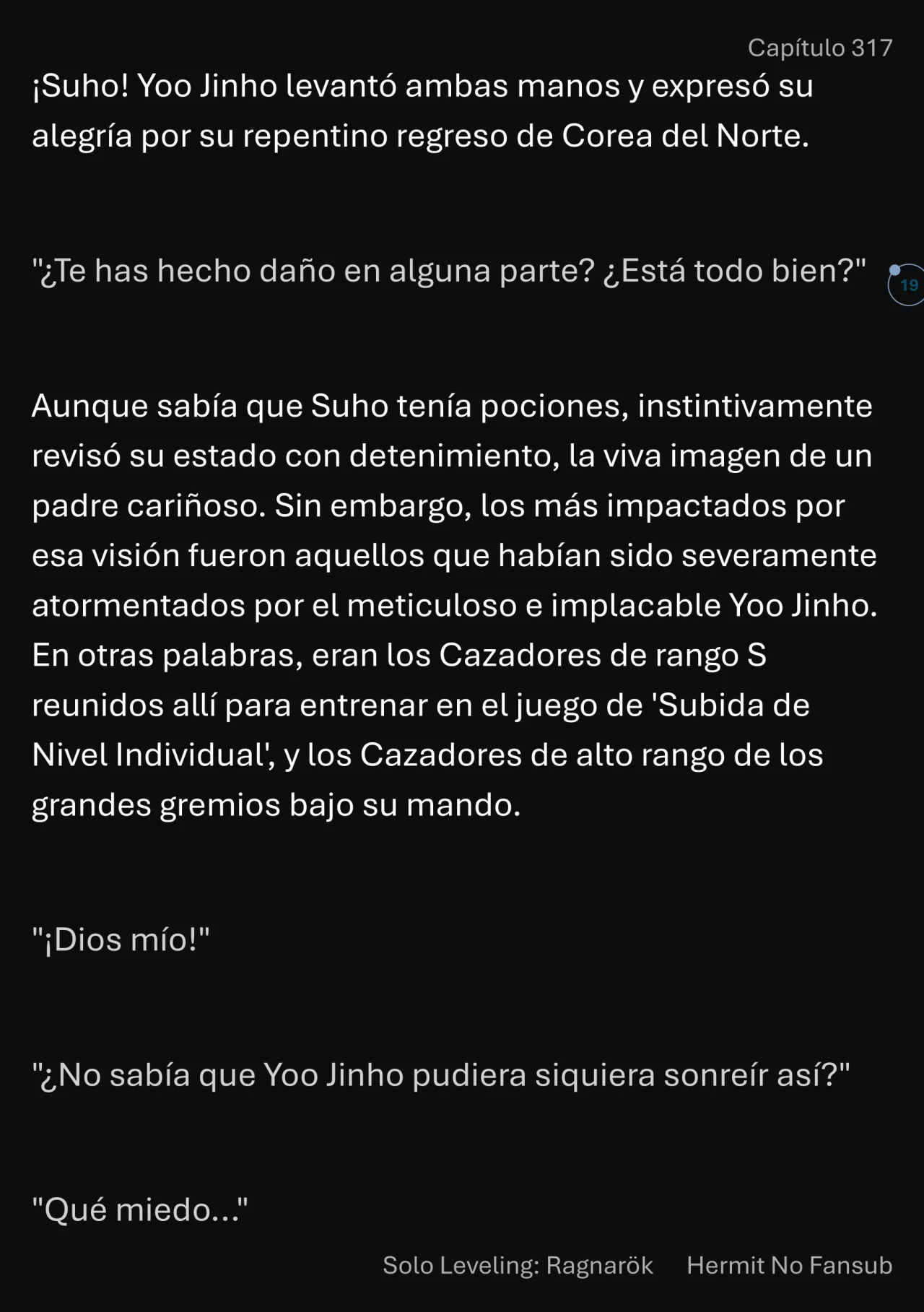 Página 20 del Manga