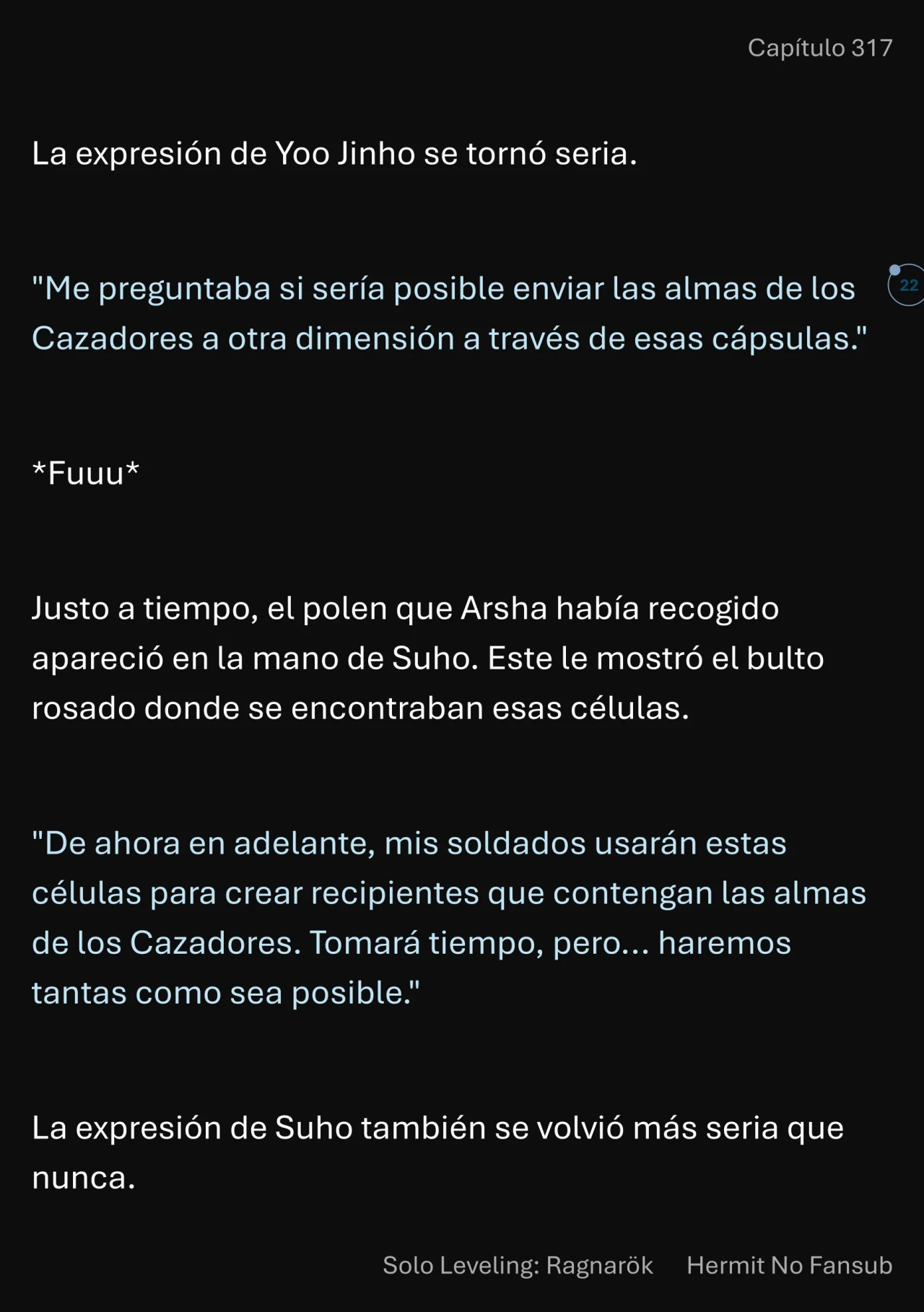 Página 23 del Manga