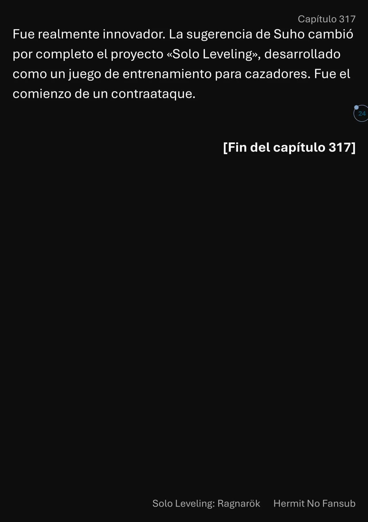 Página 25 del Manga