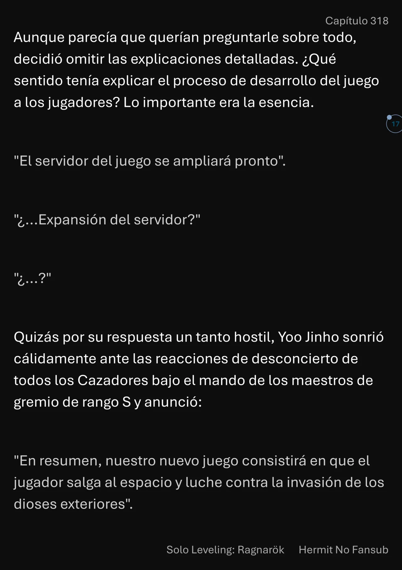 Página 18 del Manga