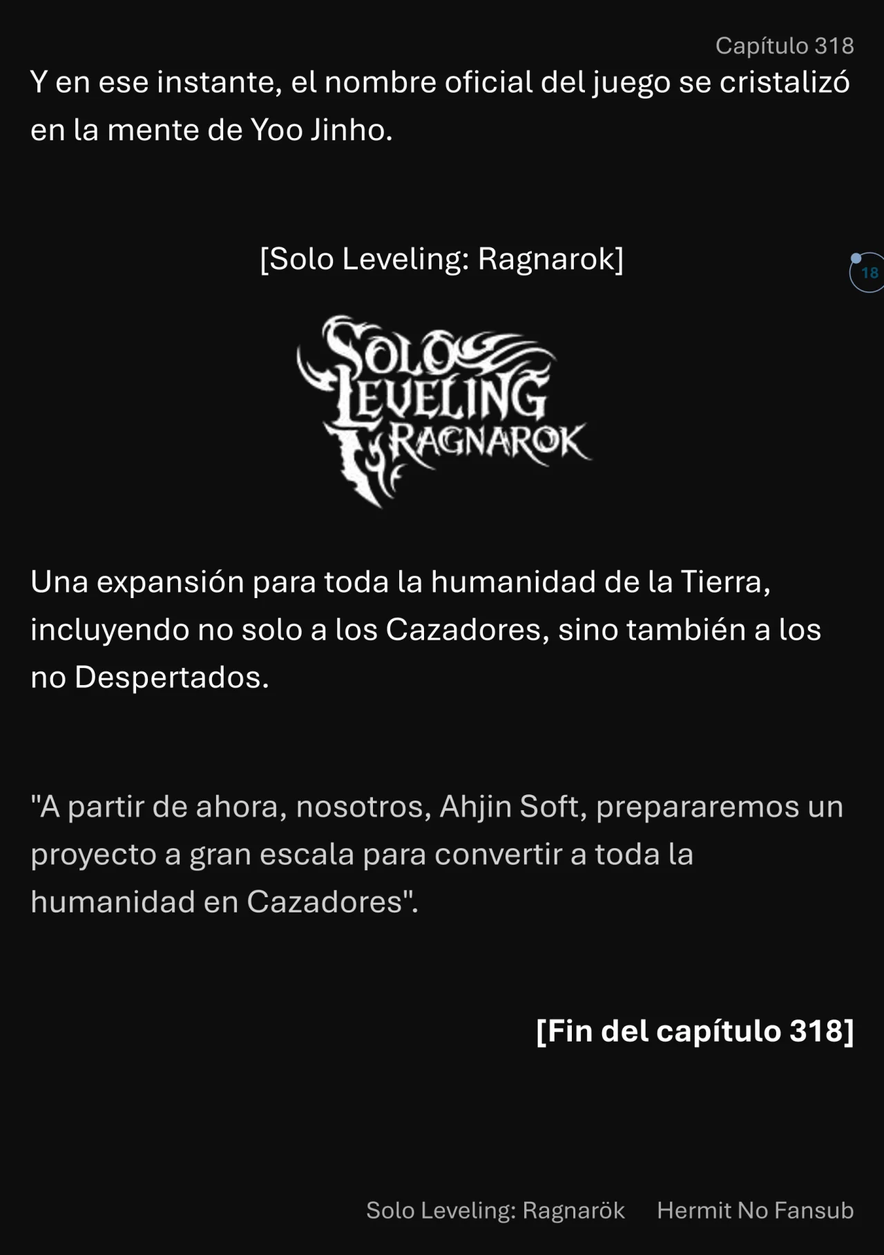 Página 19 del Manga