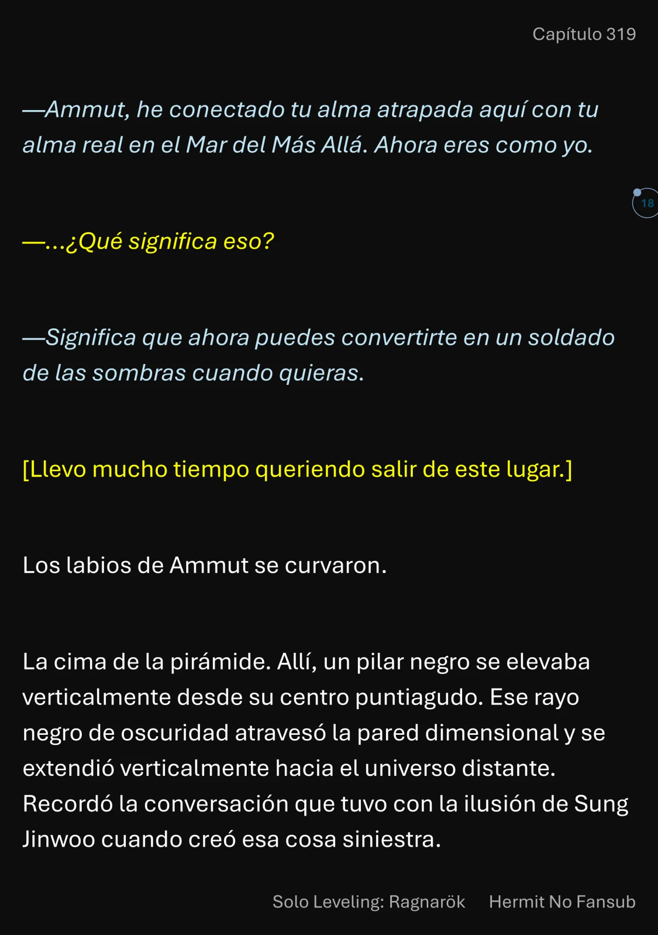 Página 19 del Manga