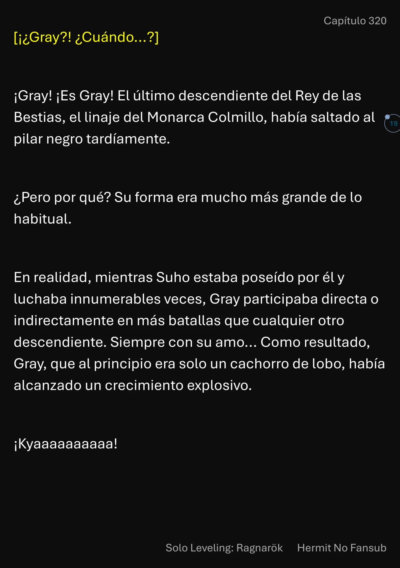 Página 20 del Manga