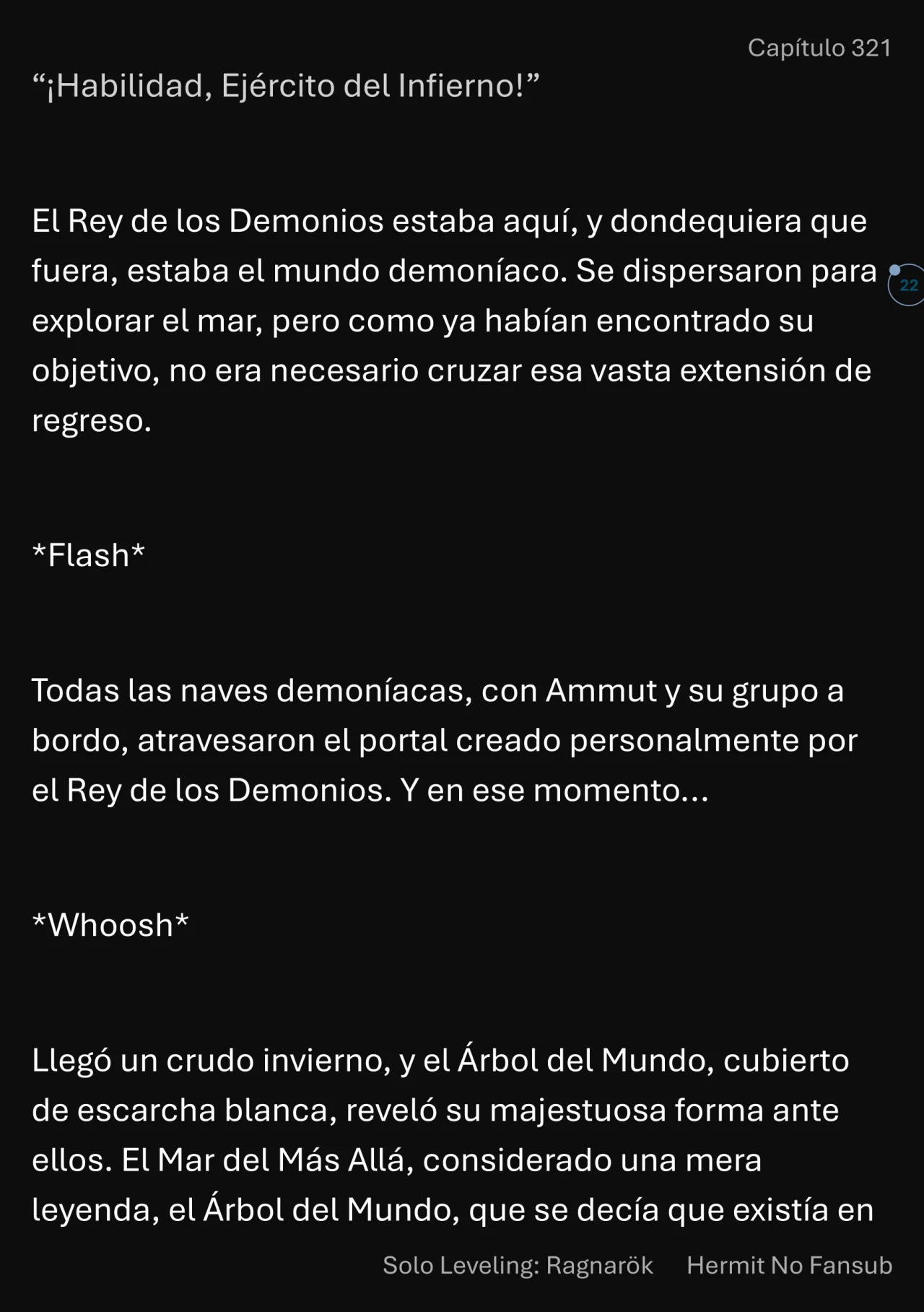 Página 23 del Manga