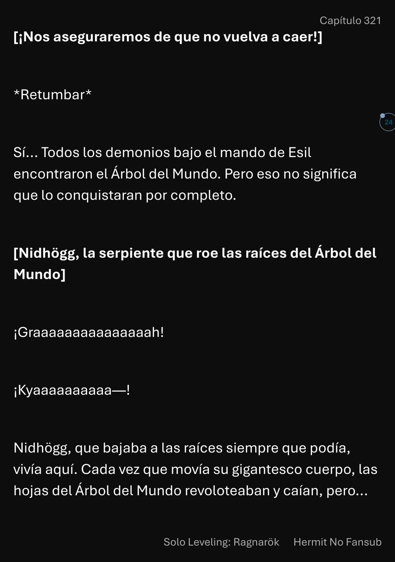 Página 25 del Manga