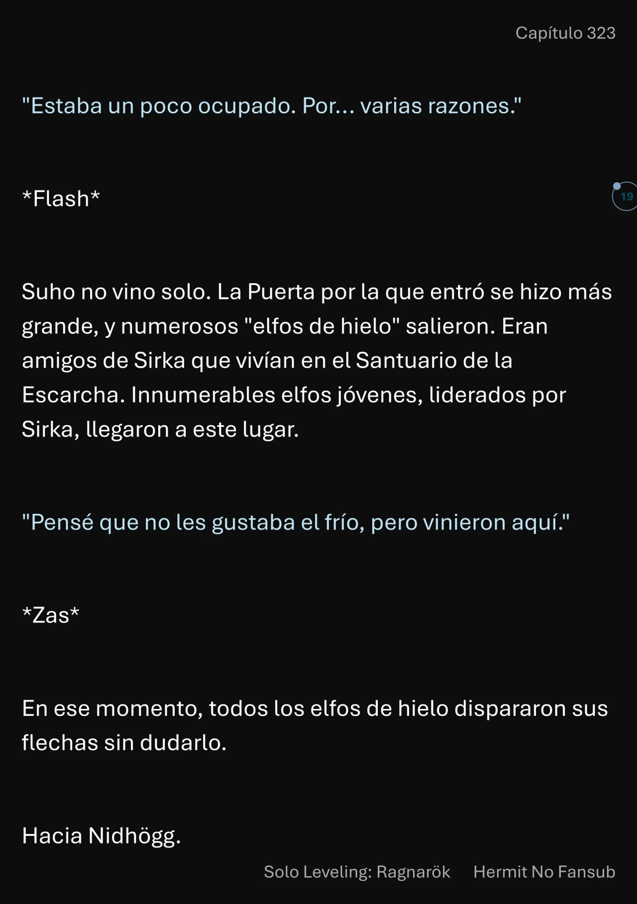 Página 20 del Manga