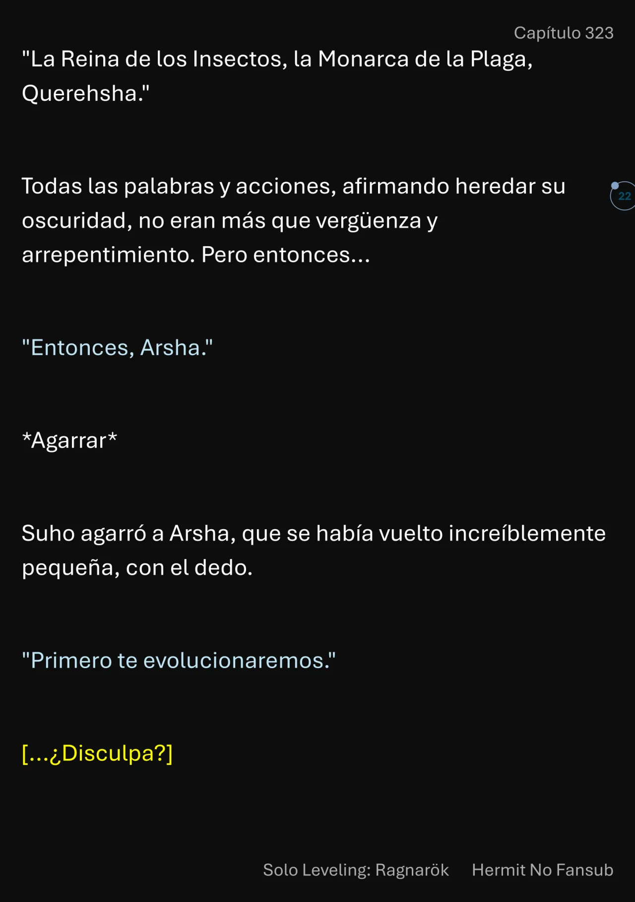 Página 23 del Manga