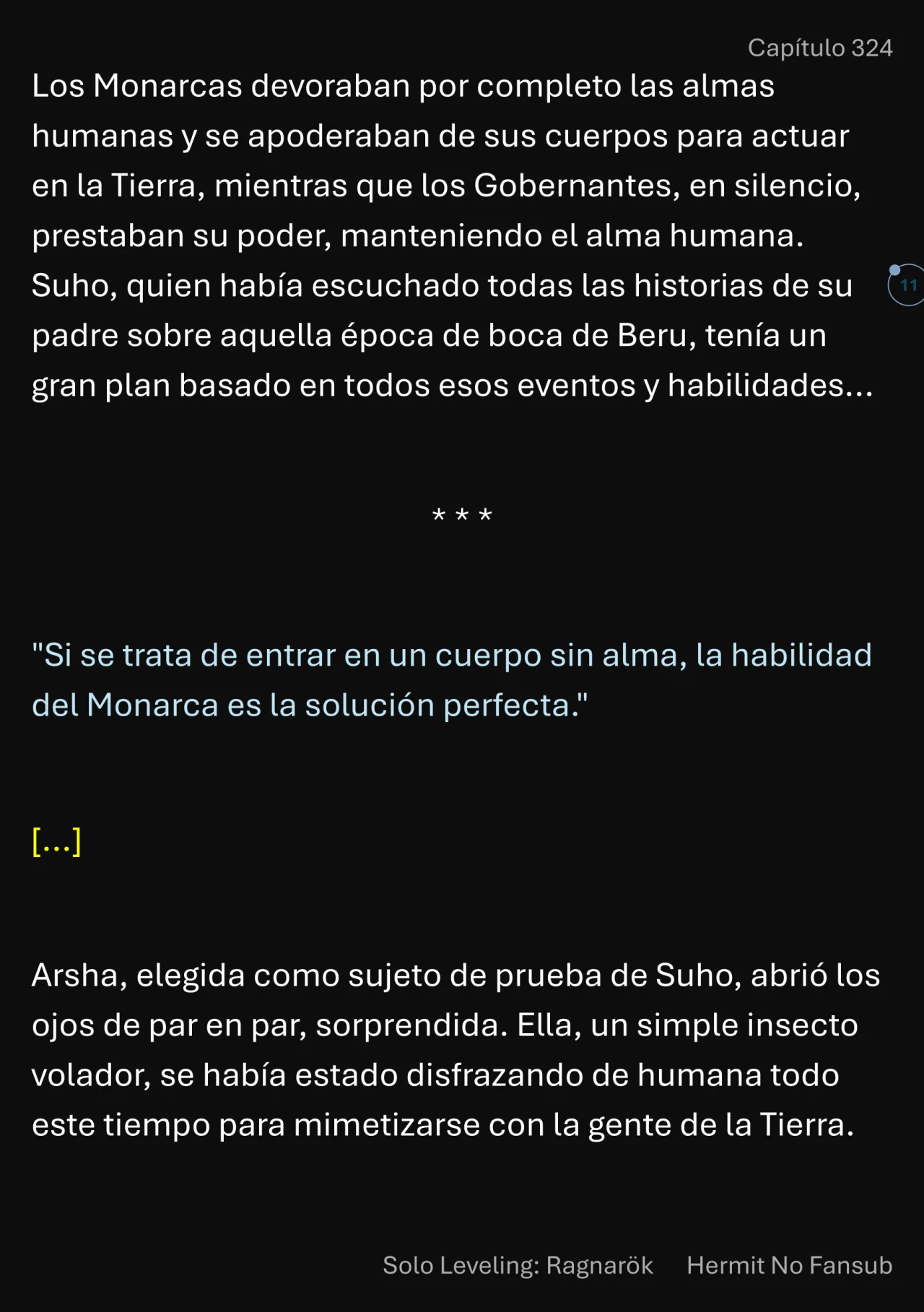 Página 11 del Manga