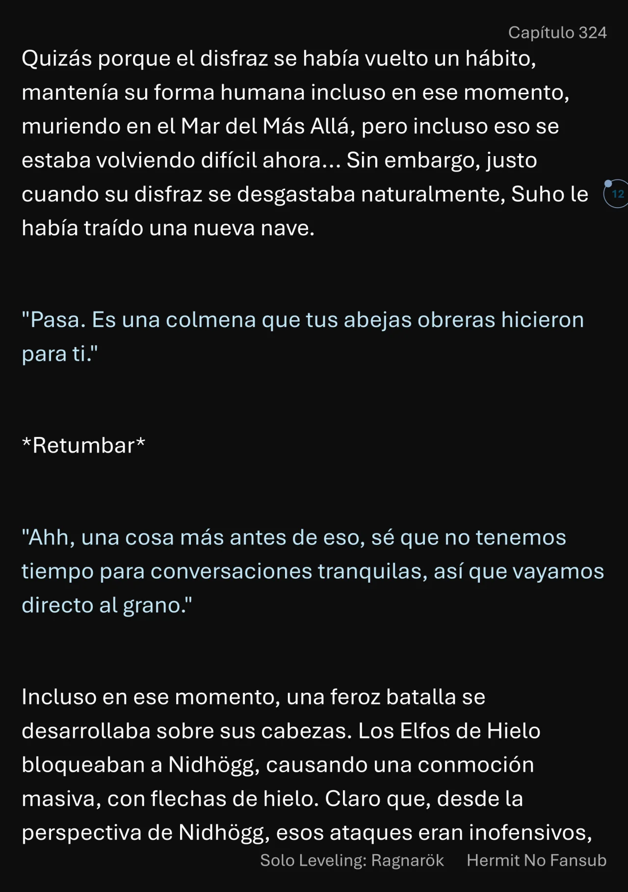 Página 12 del Manga