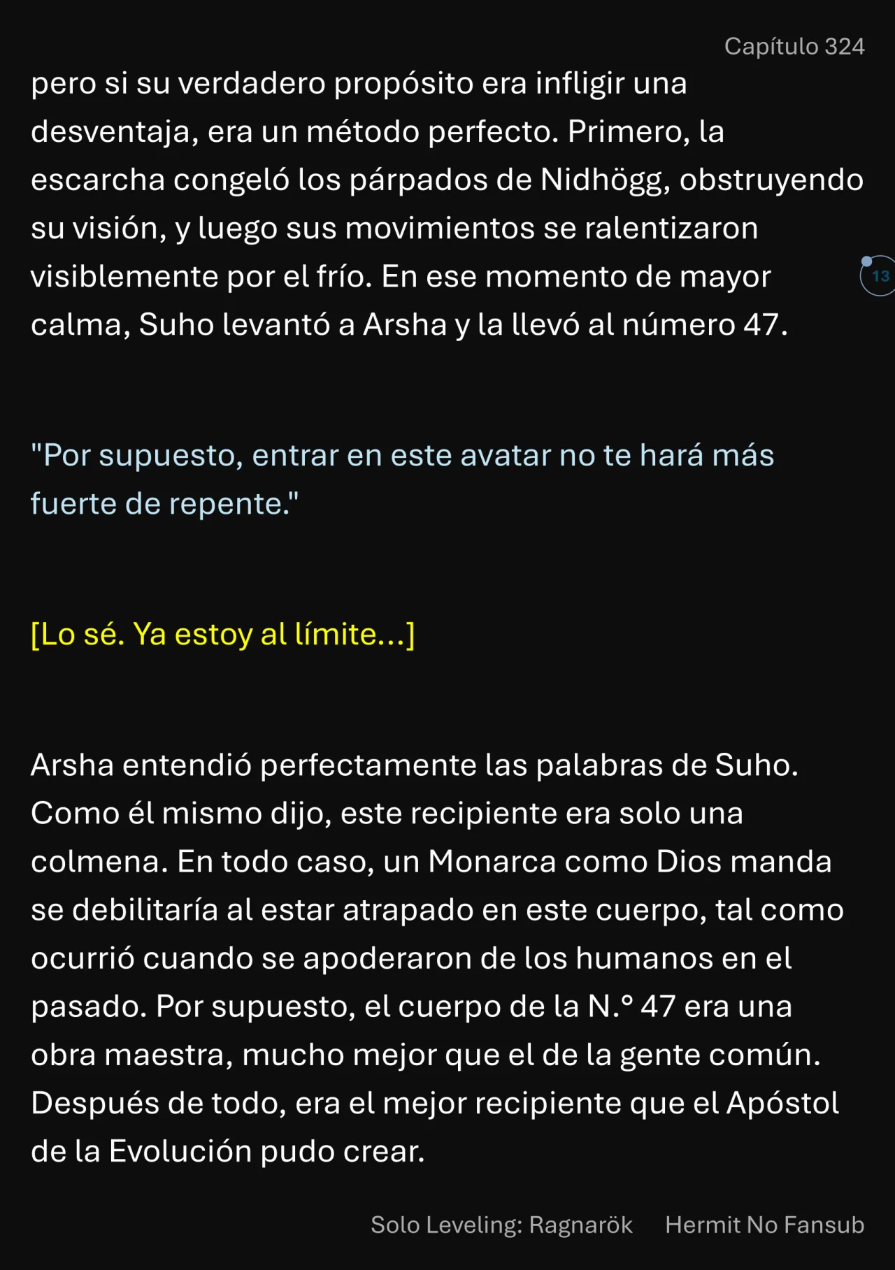 Página 13 del Manga