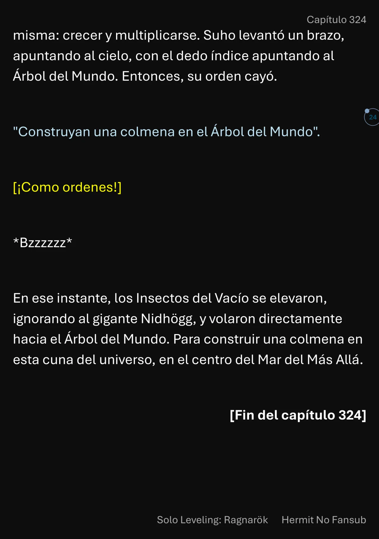 Página 24 del Manga