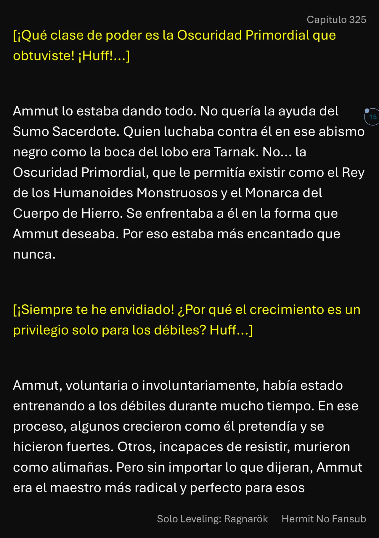 Página 16 del Manga