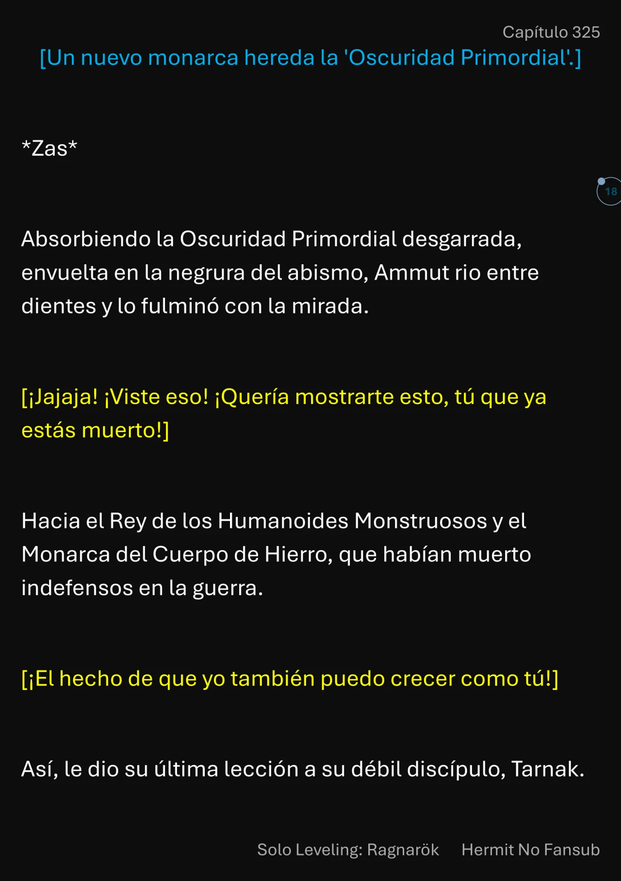 Página 19 del Manga