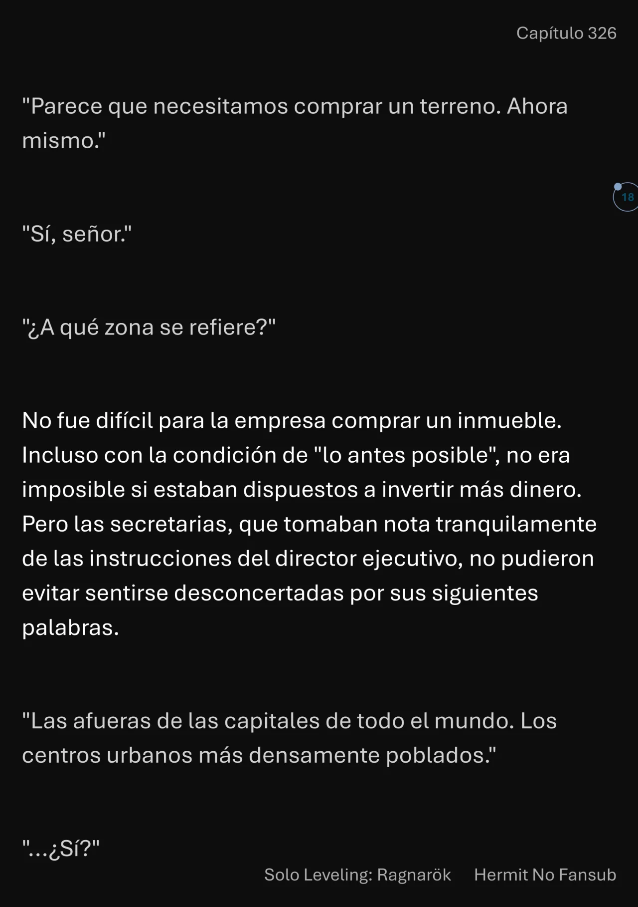 Página 19 del Manga