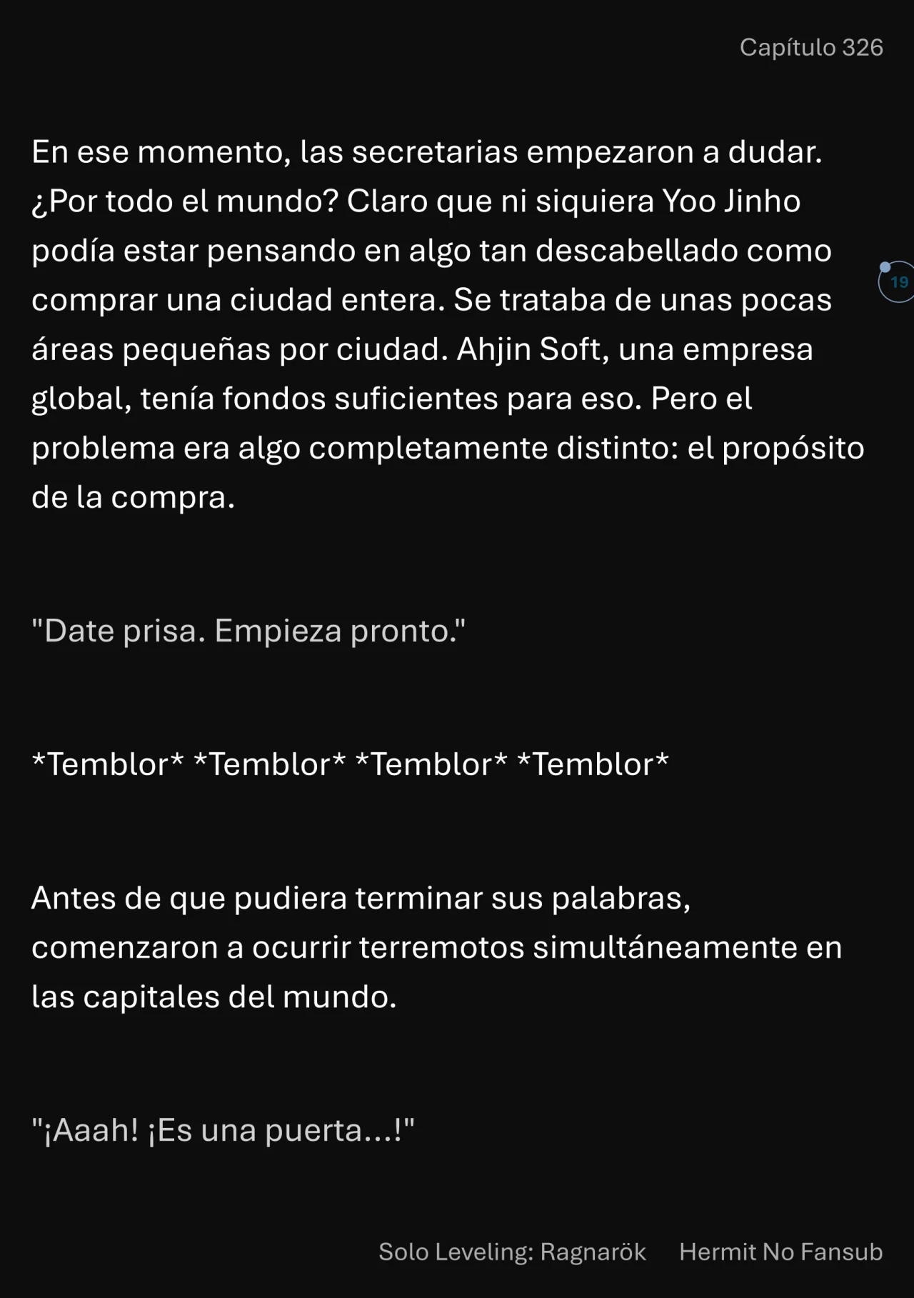 Página 20 del Manga