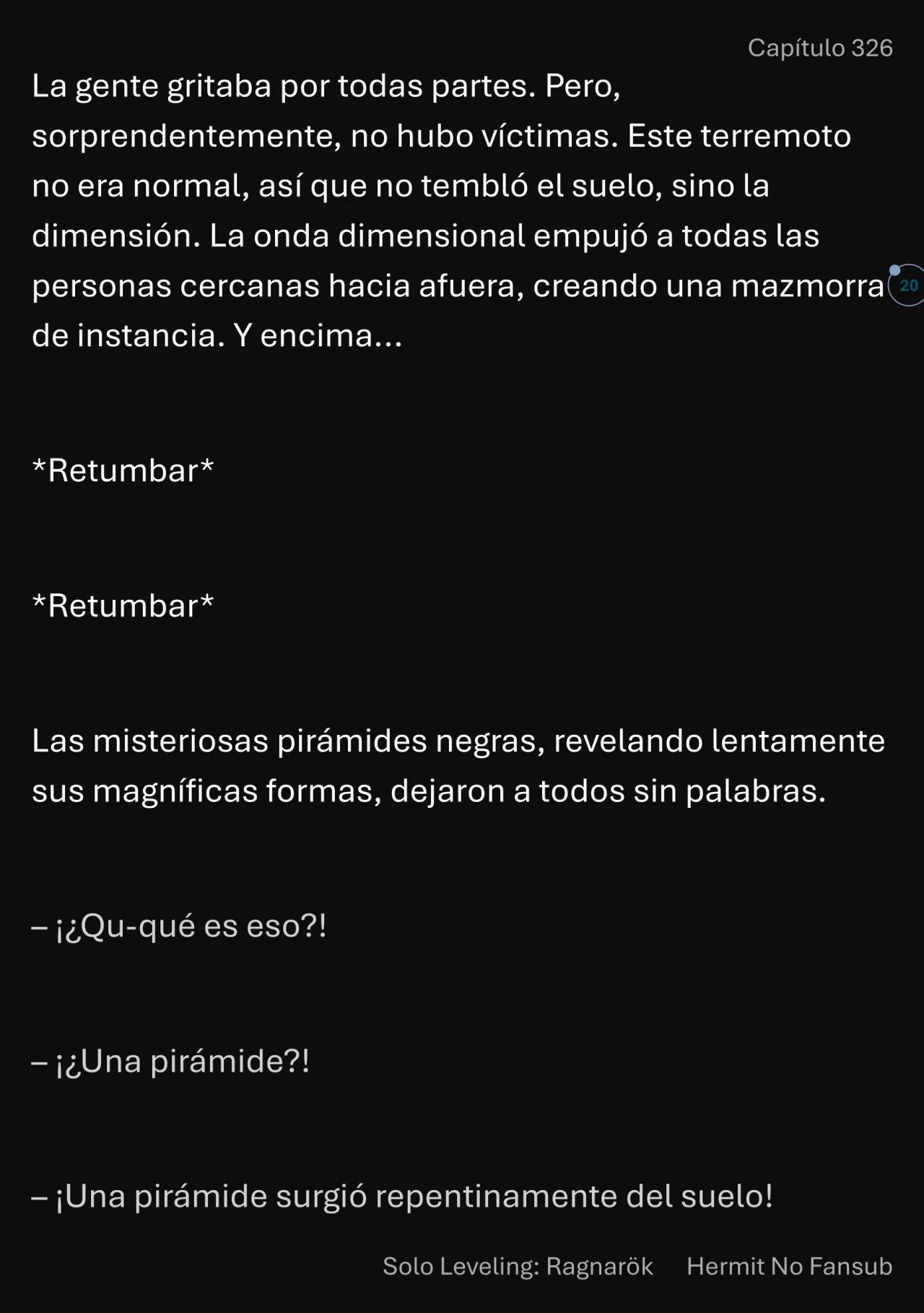 Página 21 del Manga