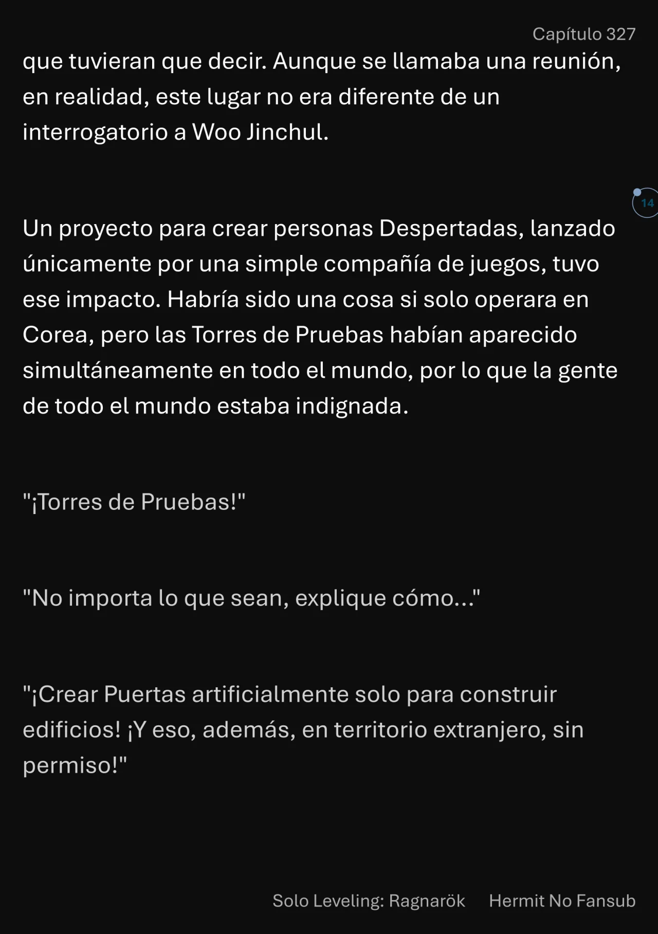 Página 15 del Manga