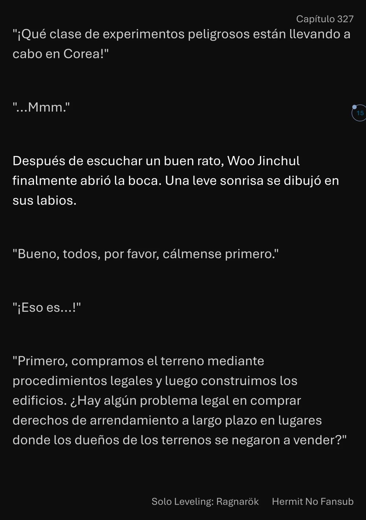 Página 16 del Manga