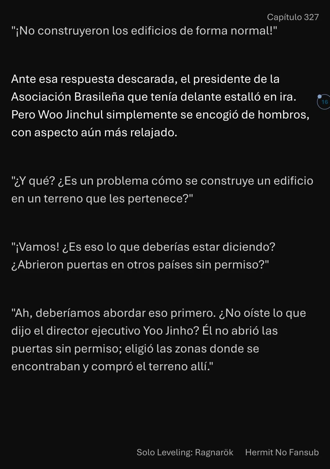 Página 17 del Manga