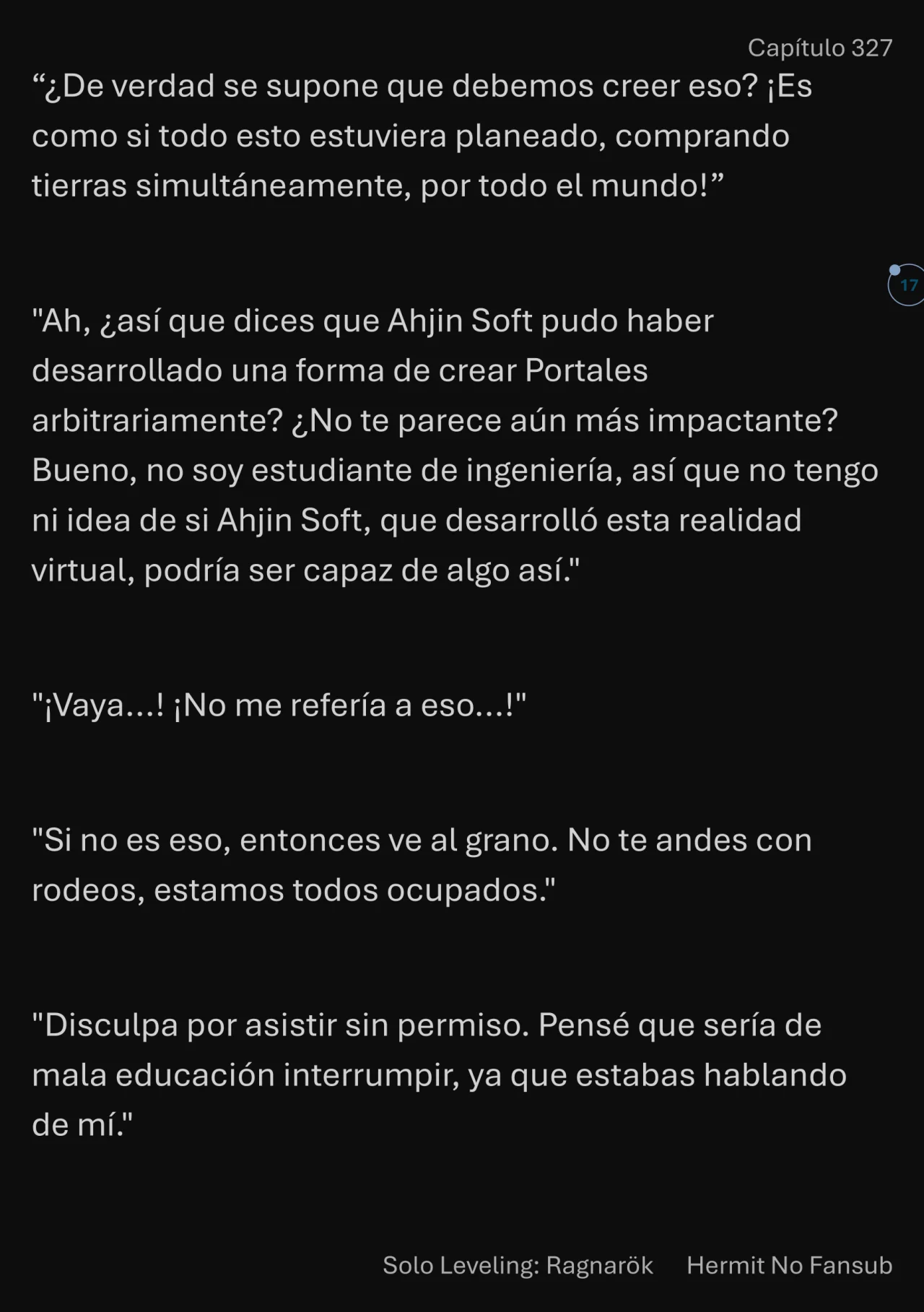 Página 18 del Manga