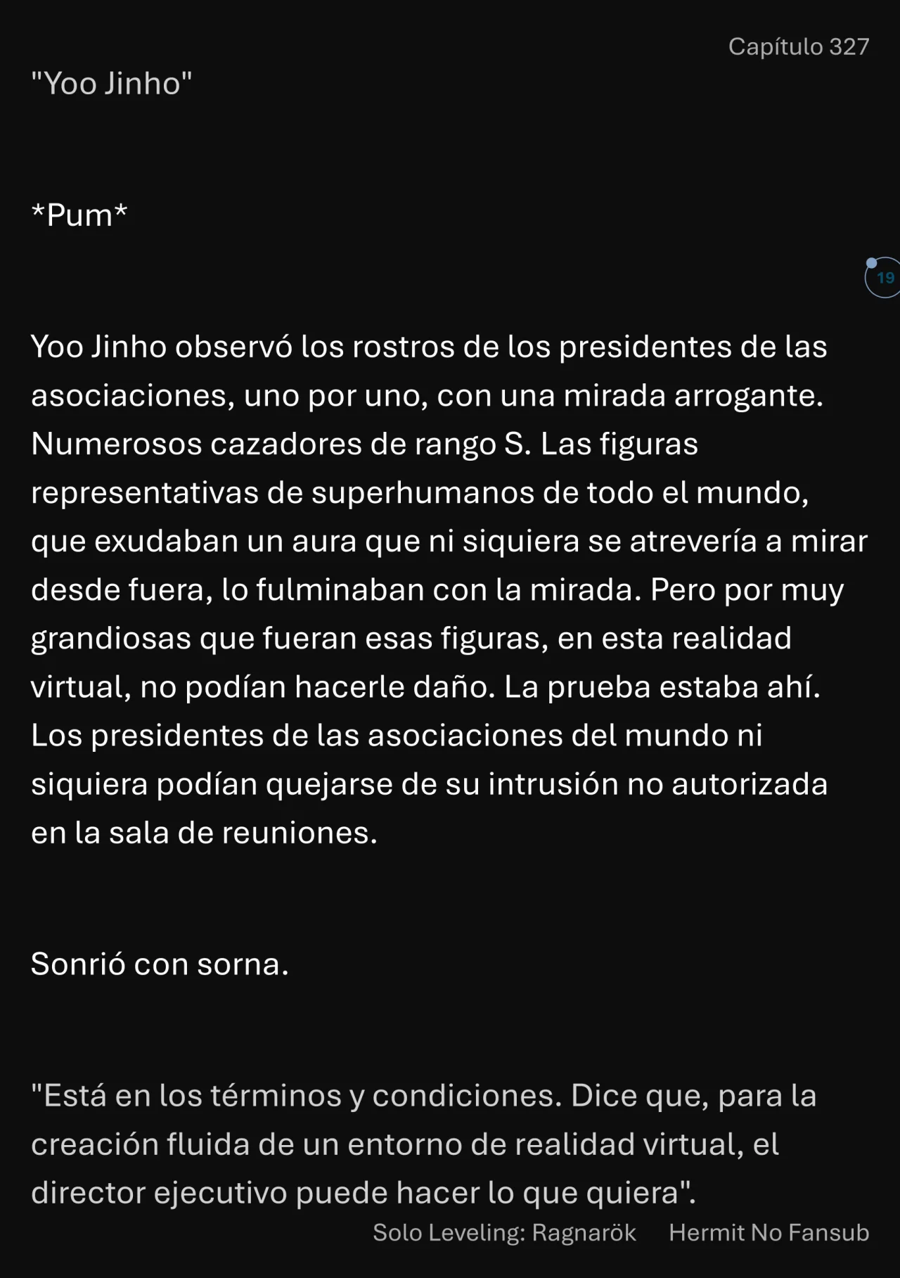 Página 20 del Manga