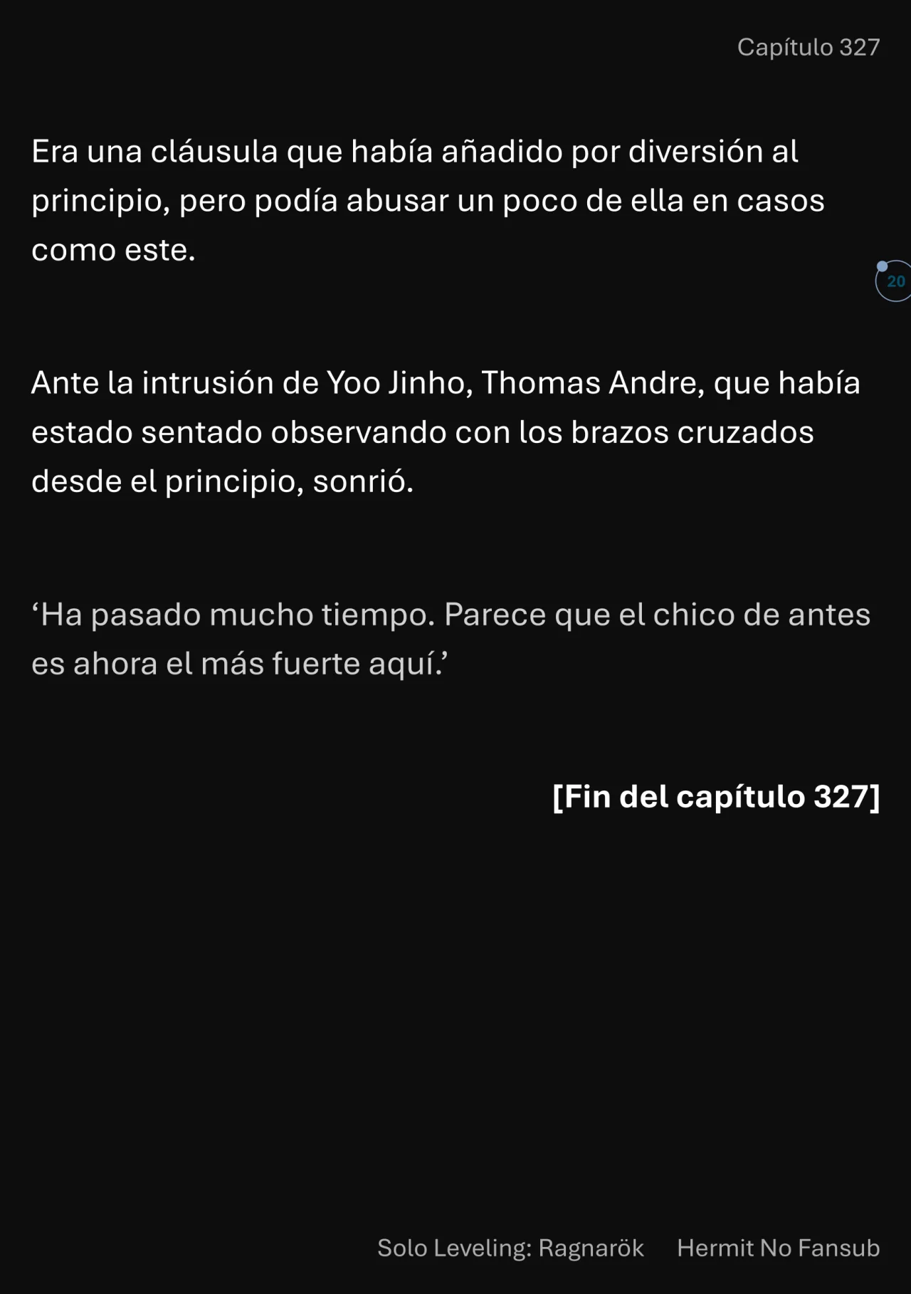 Página 21 del Manga