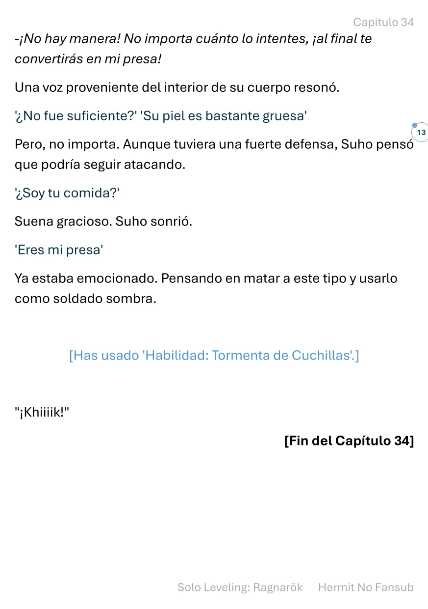 Página 14 del Manga