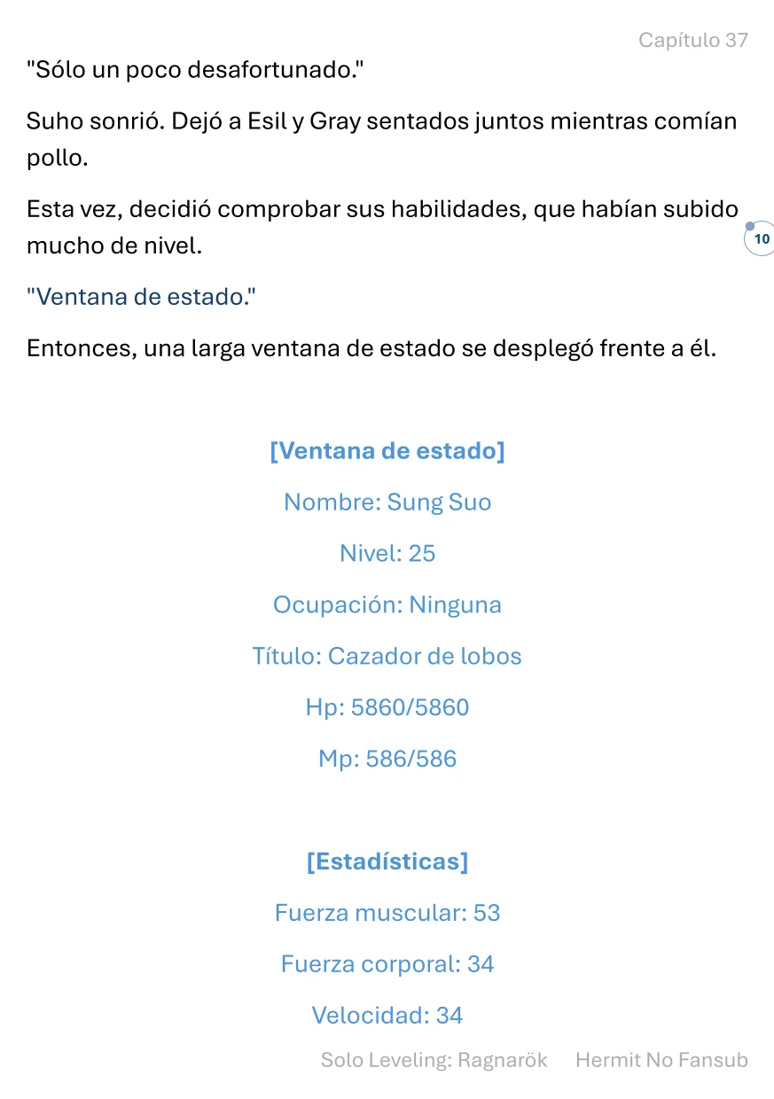 Página 11 del Manga