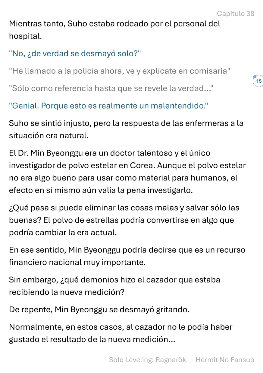 Página 16 del Manga