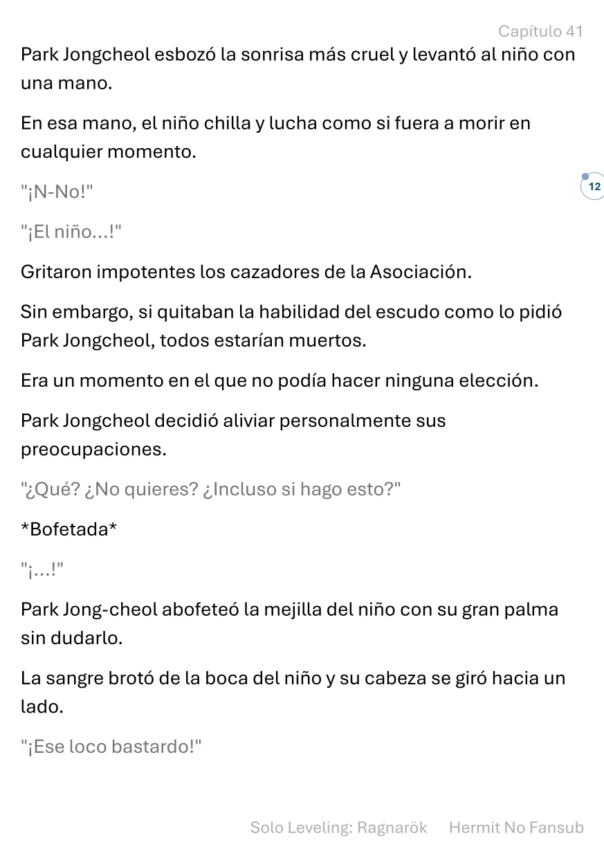 Página 13 del Manga