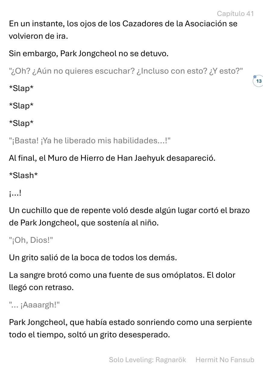 Página 14 del Manga