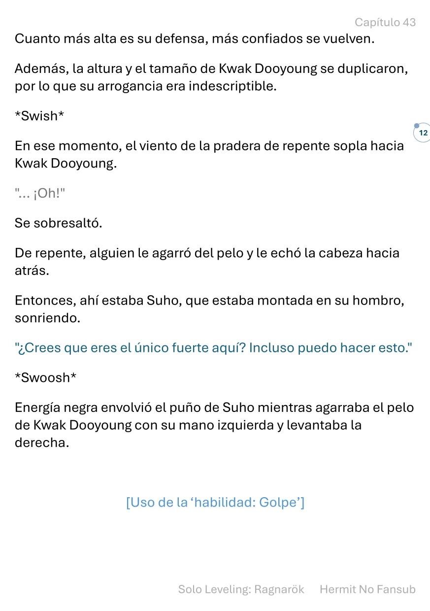 Página 13 del Manga