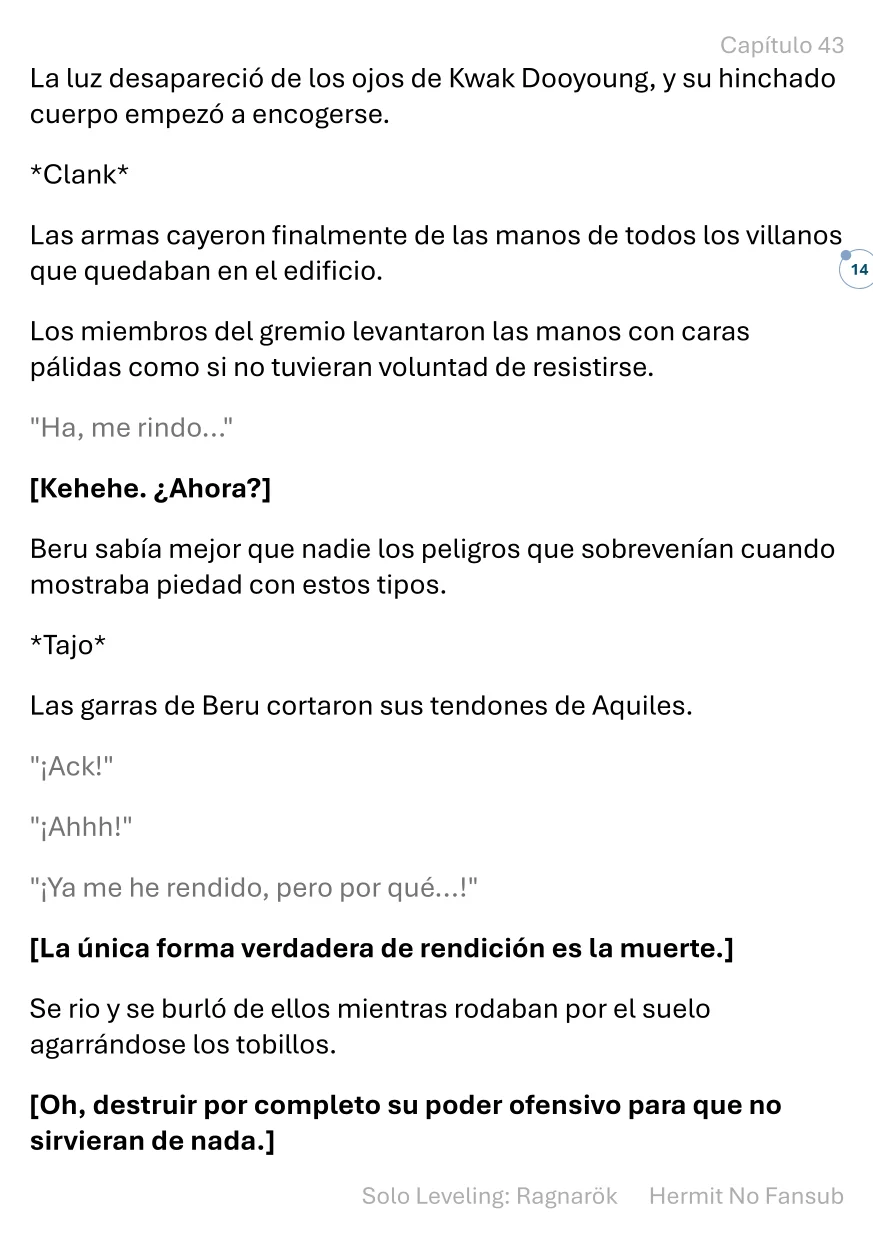 Página 15 del Manga