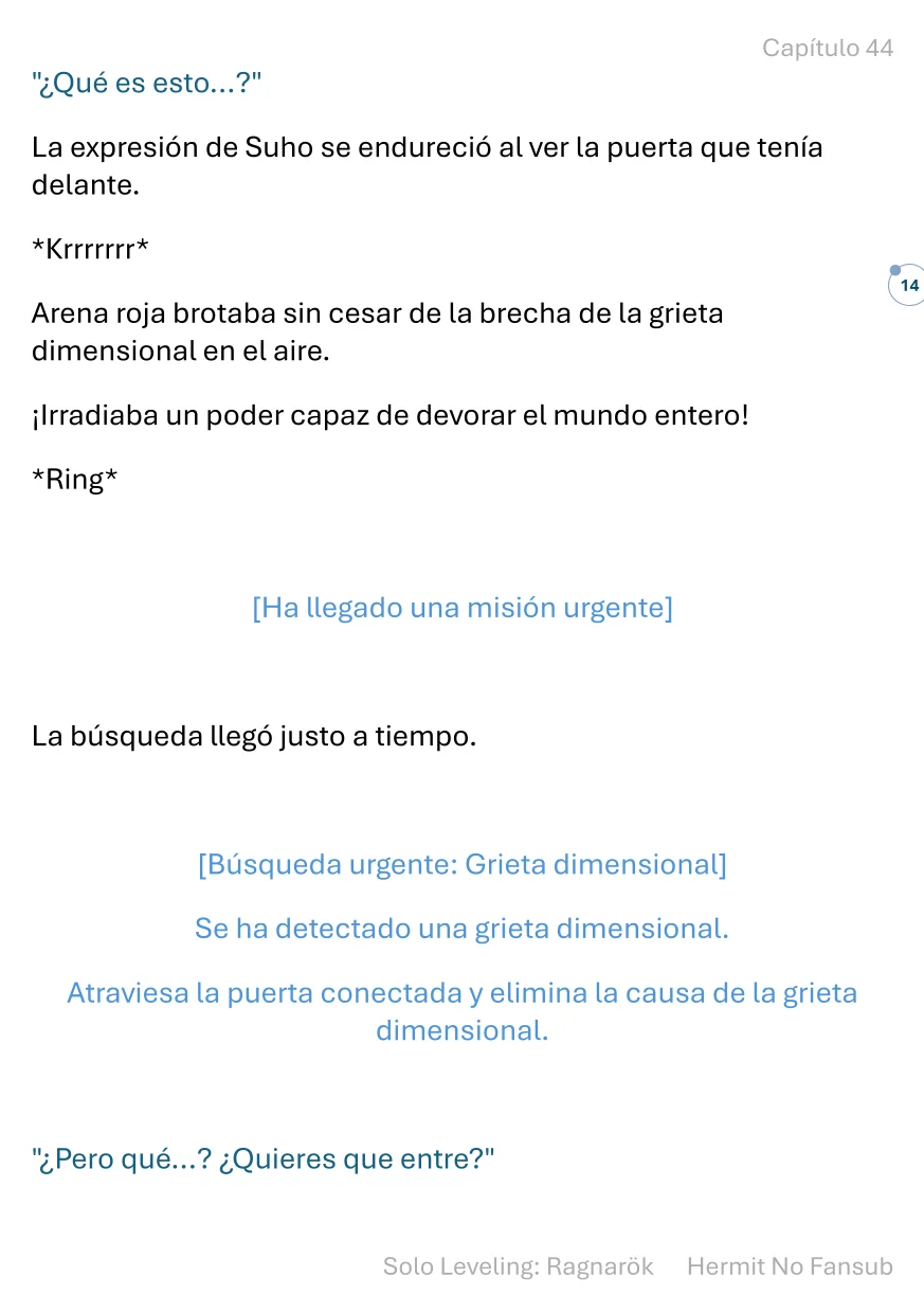 Página 15 del Manga