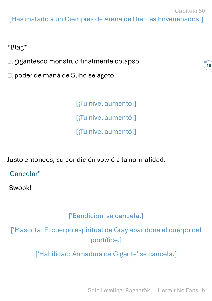 Página 16 del Manga